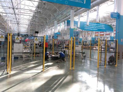 3D ограждение (евро забор) из оцинкованной проволоки. - ООО «STEЕL SPECIAL DECOR»