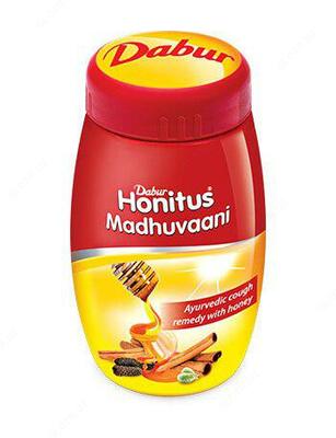 Хонитус Мадхувани Дабур от кашля, Honitus Madhuvaani Dabur, 150гр  купить в Ташкенте