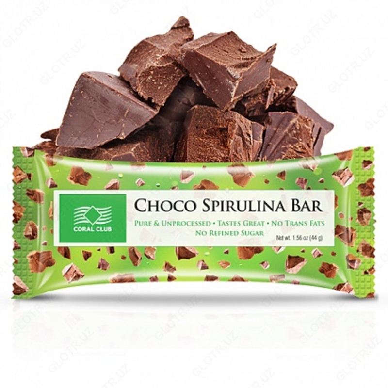  Батончик Шоко со спирулиной 44 г - 