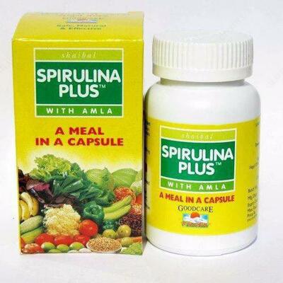 Спирулина плюс капсулы (Spirulina plus, Baidyanath)