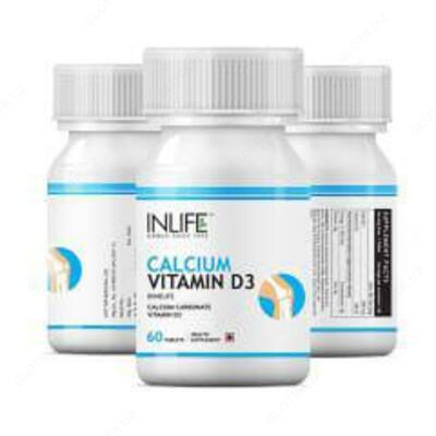 Inlife Кальций Витамин D3 таблетки