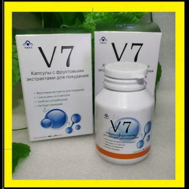  V7 parhez tabletkalari (Lida analogi) 60 kapsulasi 600mg - 