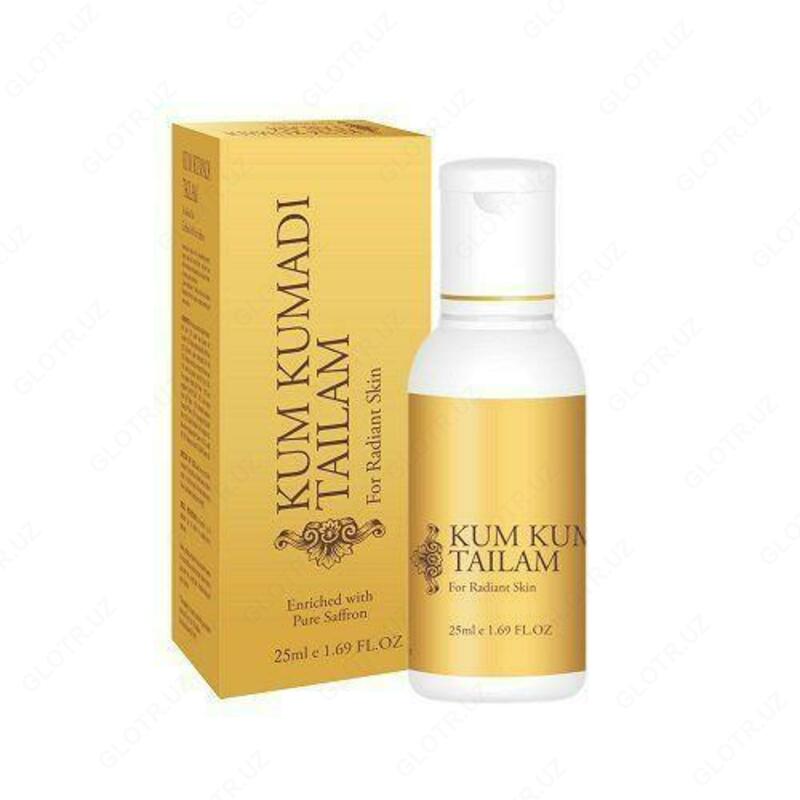 Kumkumadi bilan yog 'moyi (Kum Kumadi Tailam), 25 ml