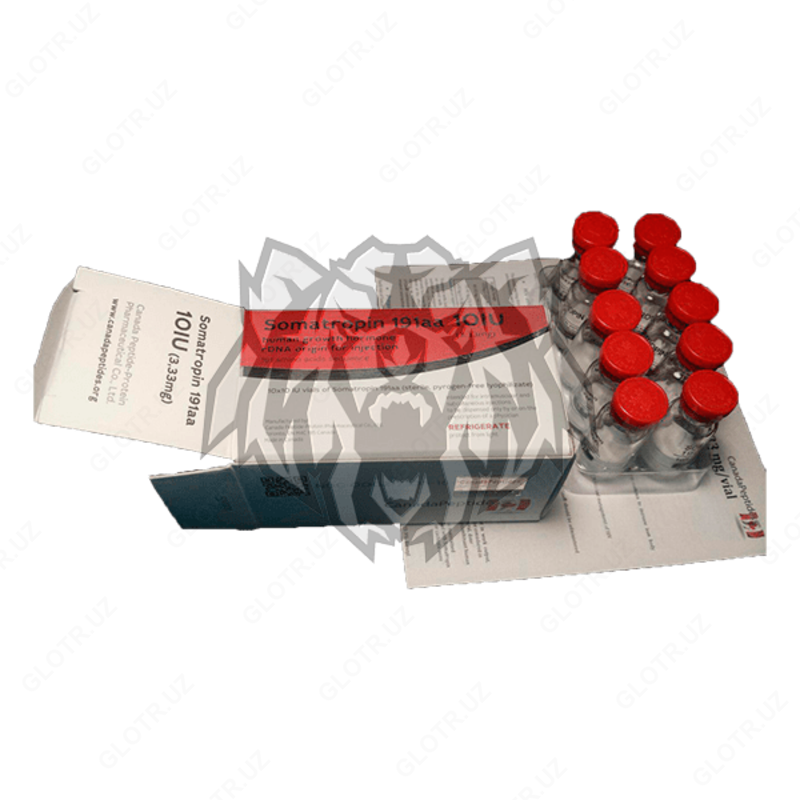 "Соматропин" гормон роста мышечной массы 191 АА ( 10 флаконов)