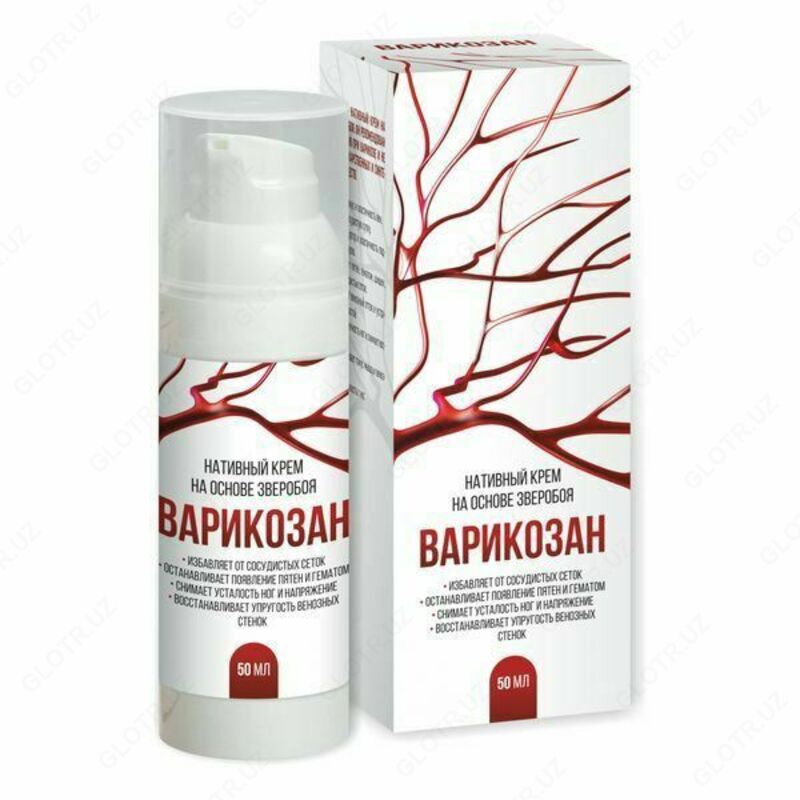 Varikoz tomirlarini davolash uchun "Varikozon" kremi