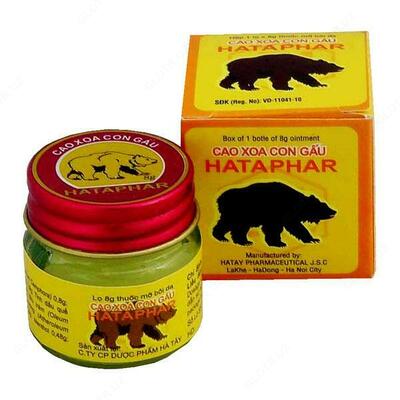 Бальзам "Hataphar" Медвежья сила (Вьетнам)Обезболивающий бальзам Hataphar Медвежья Сила