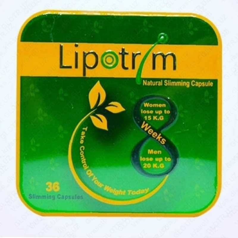 Lipotrim (Lipotrim) xitoylik ingichka vaznli kapsulalari.
