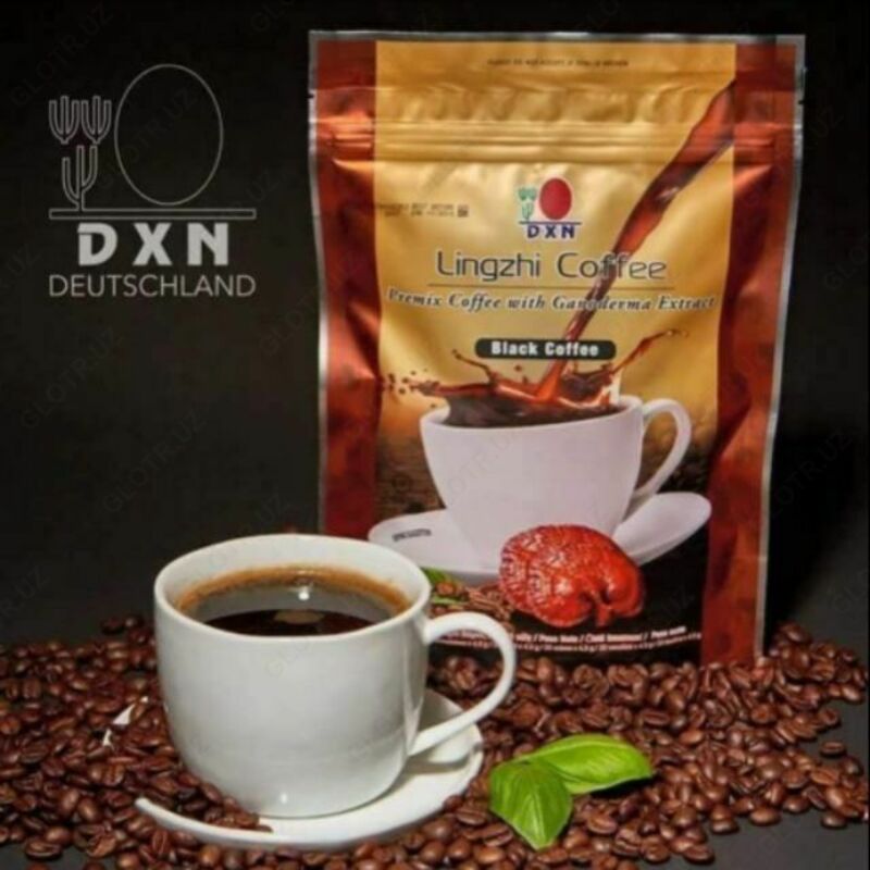 Eriydigan kofe DXN Lingzhi Black Coffee