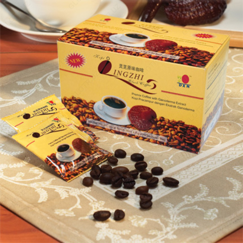 Eriydigan kofe DXN Lingzhi Black Coffee