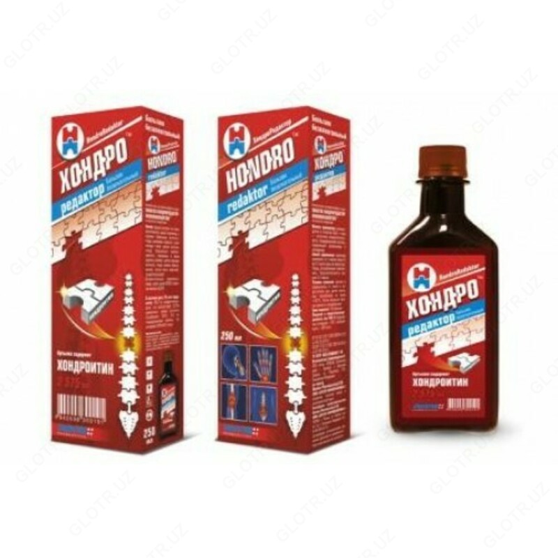 Qo'shimchalar va umurtqa pog'onalari uchun xondro-muharriri balzam