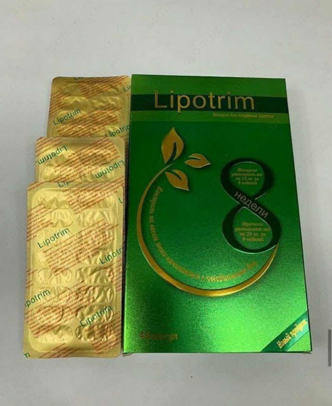 Lipotrim (Lipotrim) xitoylik ingichka vaznli kapsulalari.