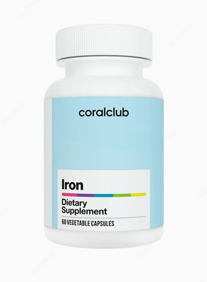 Iron (Железо) капсулы 60 шт от Coral club