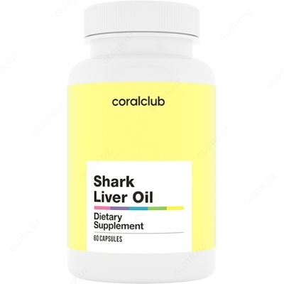 Shark liver oil (Жир печени акулы) капсулы 60 шт от Coral club