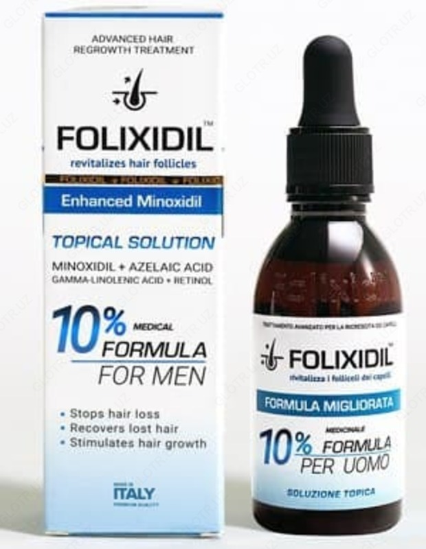Folixidil 10% soqol o'sishi uchun
