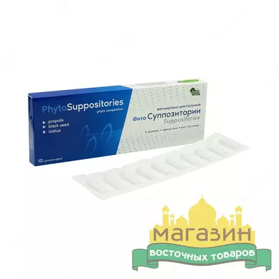 Fito-shamchalar Shifa Organis vaginal-rektal 10 dona