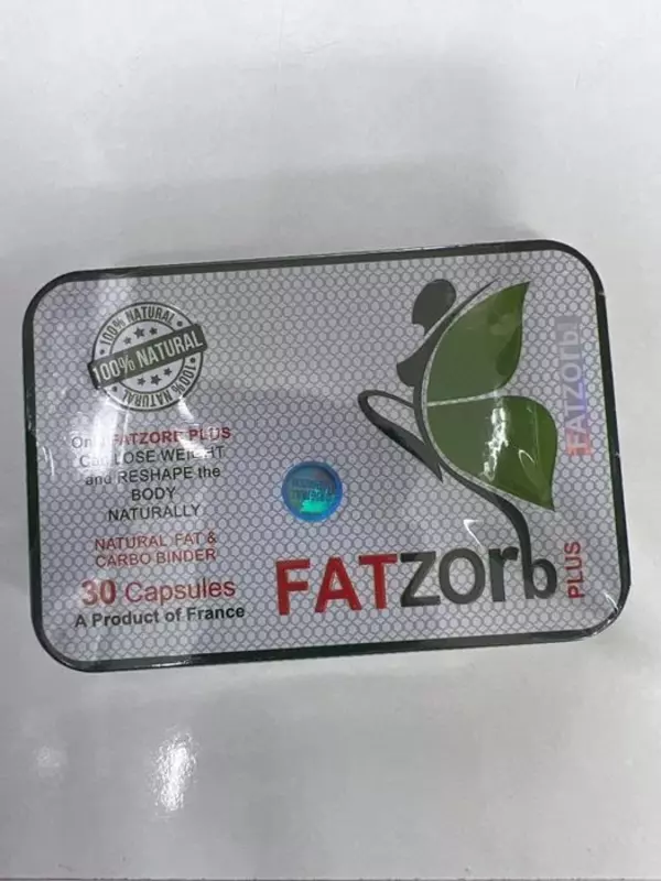 Fatzorb Plus vazn yo'qotish uchun mustahkamlangan 30 dona Frantsiya
