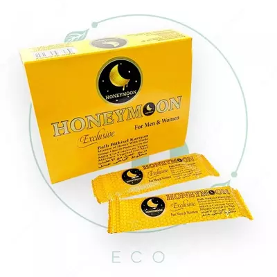 Турецкая паста Мёд со смесью трав HONEY MOON Exclusive для мужчин и женщин, 10 шт х 10 гр