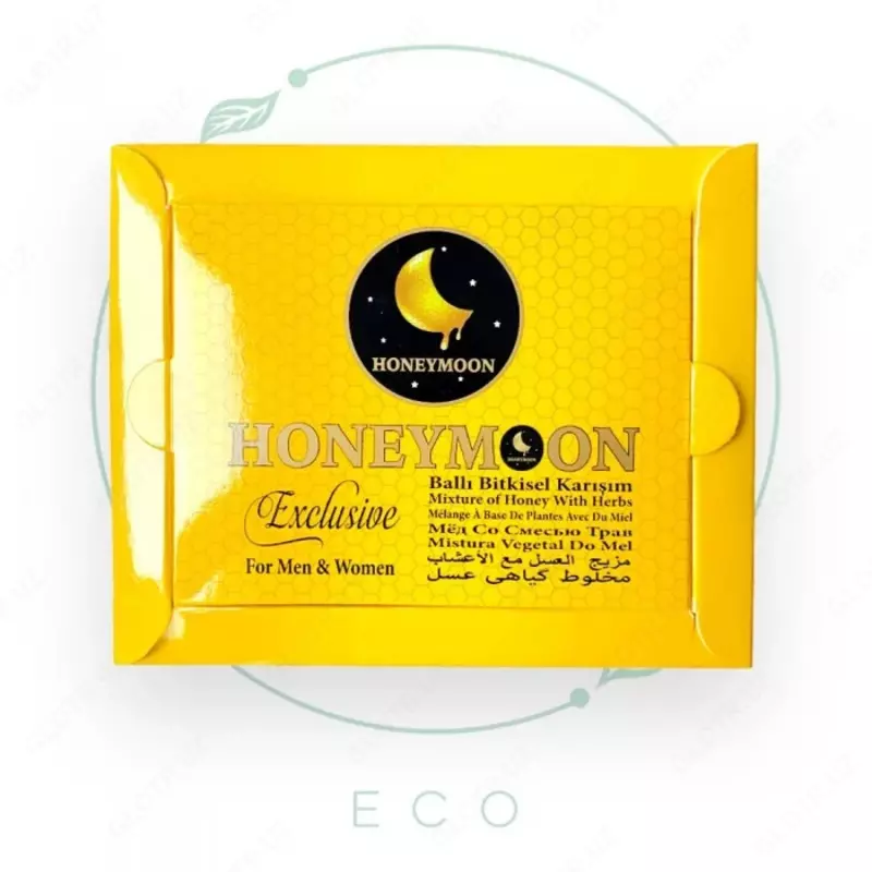 Турецкая паста Мёд со смесью трав HONEY MOON Exclusive для мужчин и женщин, 10 шт х 10 гр