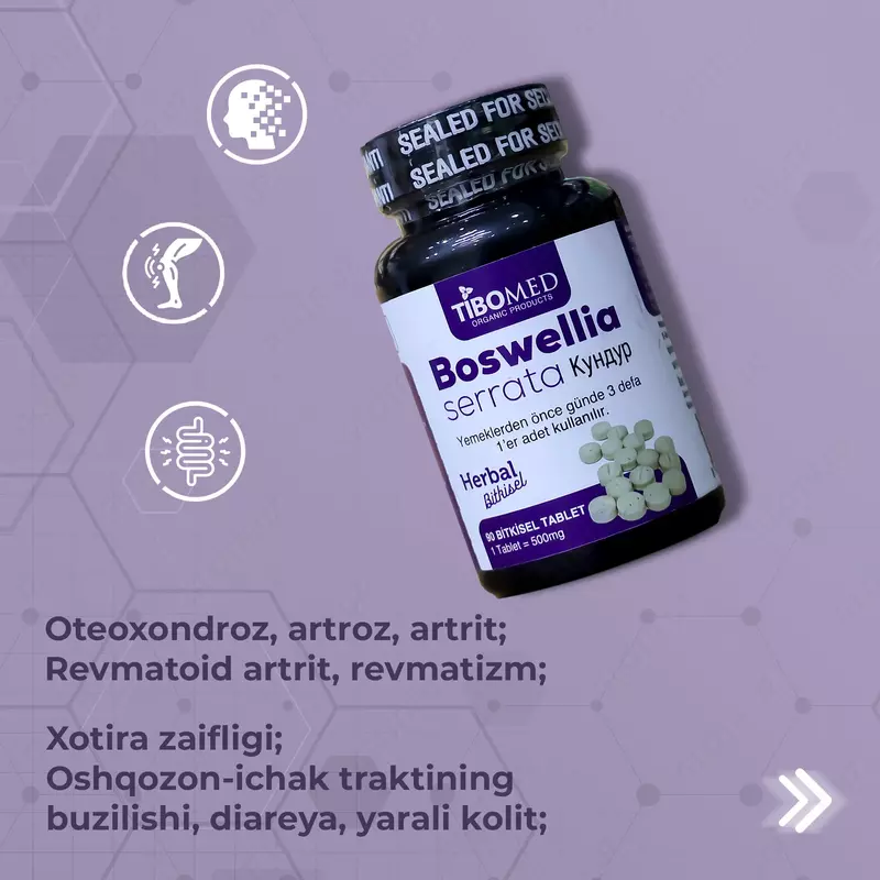 Тибомед Кундур таблеткаси в Ташкенте