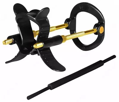 Черно,золотистый экстендер для пениса Sex Expert Premium