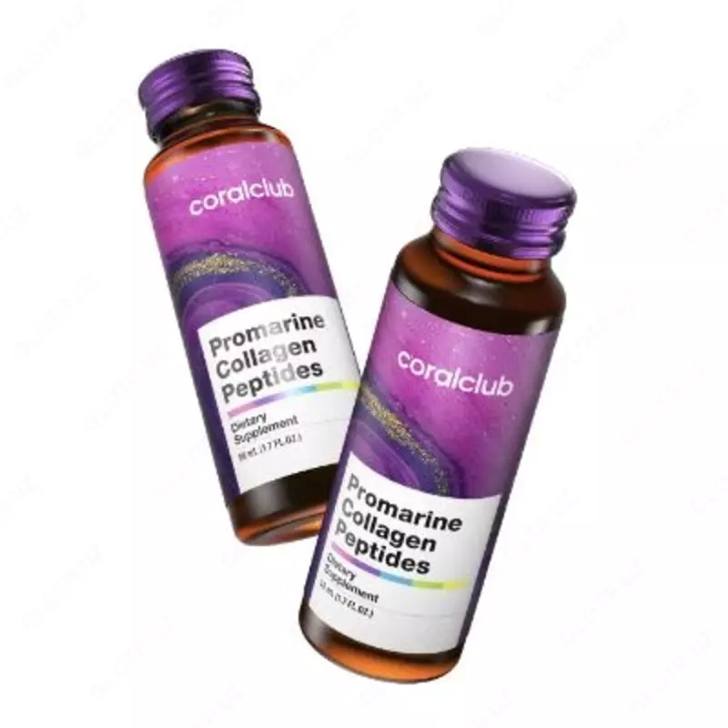 Промарин Пептиды Коллагена курс на 1 месяц (3 упаковки по 10 флаконов) oт Coral Club