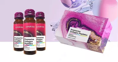 Промарин Пептиды Коллагена 10 флаконов oт Coral Club Promarine Collagen Peptides