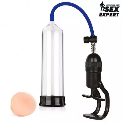 Вакуумная помпа Sex Expert, SEM-55163, прозрачный, длина 20 см, диаметр 5,5 см