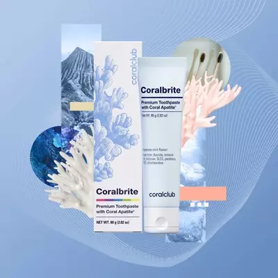 Tish pastasi Coralbrite 80 g Coral Clubdan