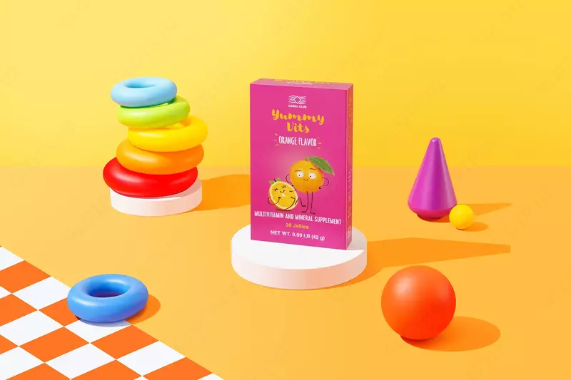 Yammy Wits apelsin / limon lazzatiga ega, pastillari 30 dona