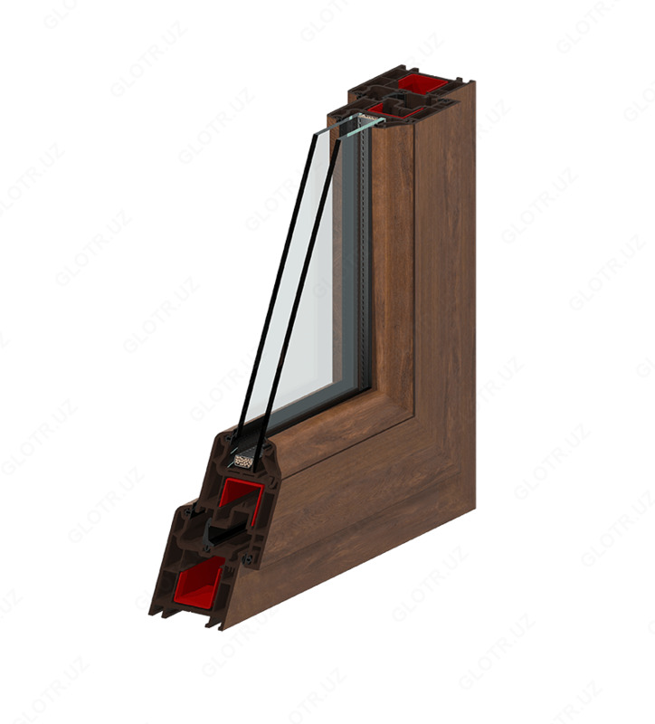 Пластиковые ПВХ окна Akfa Trio 6000