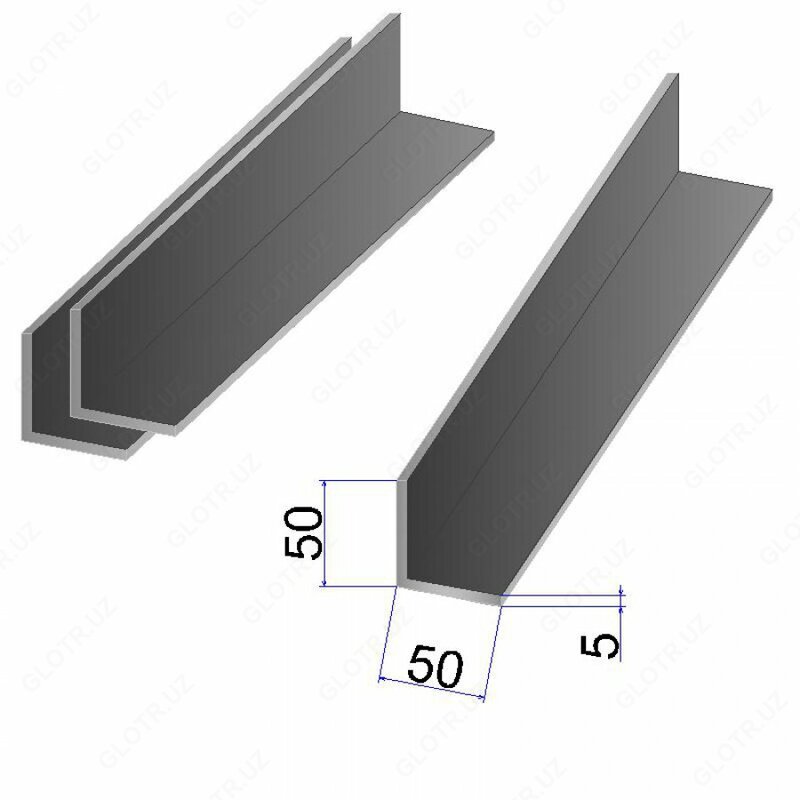 Уголок 50*50*5 мм Узбекистан (Бекабад)