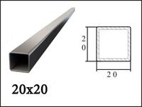 Профильные трубы 20*20*1 7