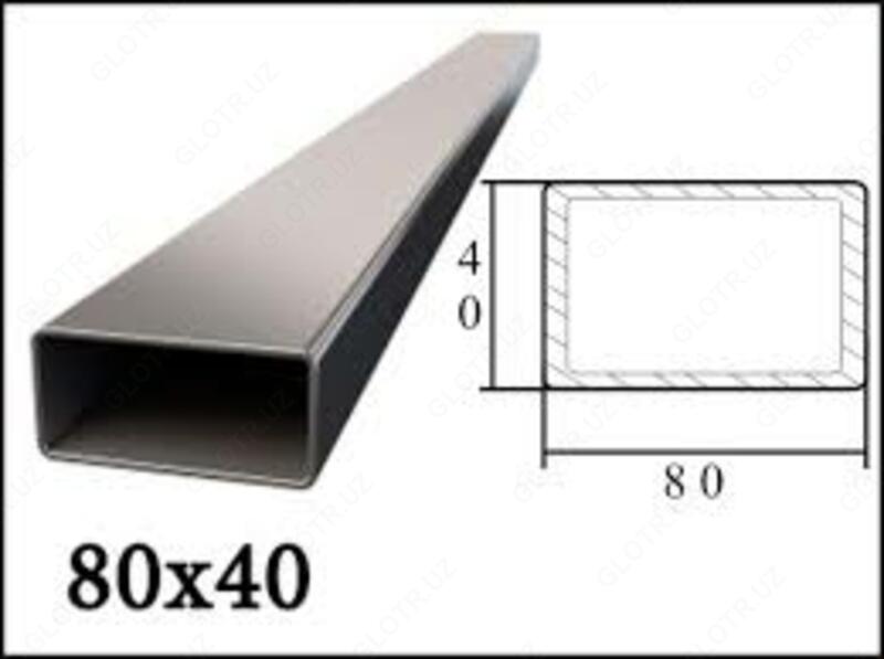 Профильные трубы 80*40*1