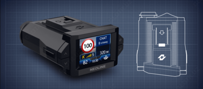 Neoline X-COP 9300c radar detektori bilan video yozuvchisi