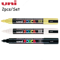 Маркер Uni POSCA PC-5M (1.8-2.5mm/White)  - 22 330 сум