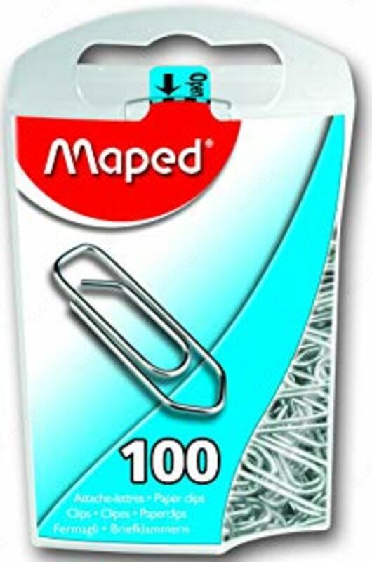 Скрепки "Butterfly" Maped 034701 (30х40мм.никель по 100шт.)