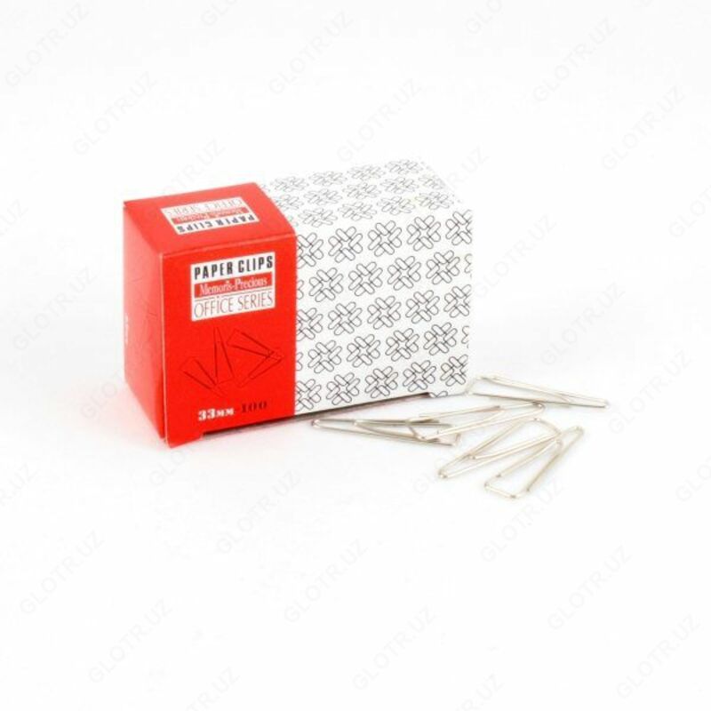 Скрепки Memoris-Precious MF0506-33 (33 мм по 100шт)