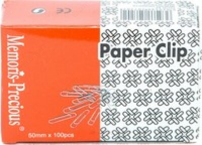 Скрепки Memoris-Precious MF0506-50 (50 мм по 100шт)
