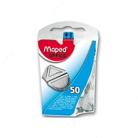 Скрепки для угол.писем Maped 348011 (алюм. 50шт.)