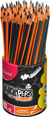 Карандаш чернографитовый Maped 854759 (Jumbo - Eraser tip - 46 шт)