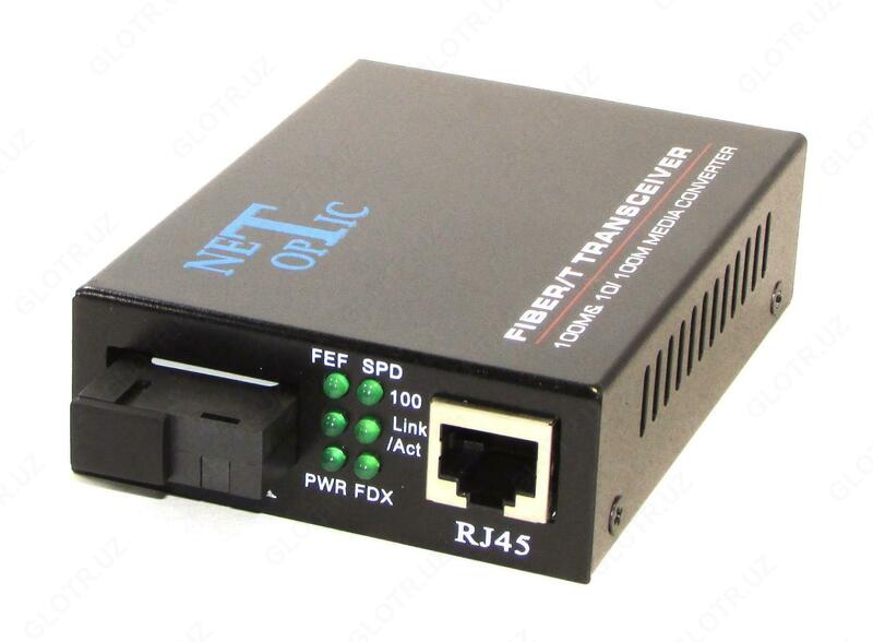 Медиаконвертер 10/100/1000 SM (AD-NET) 20km (SC dplx)