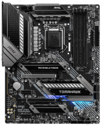 MB MSI MPG Z490 Tomahawk DDR4 LGA1200 - 2 485 000 сум / шт.