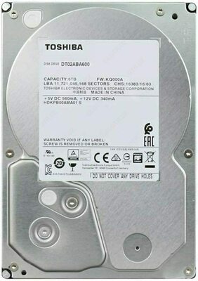 HDD 6TB Toshiba DT02ABA600 7200Rpm 128MB buffer Original oem