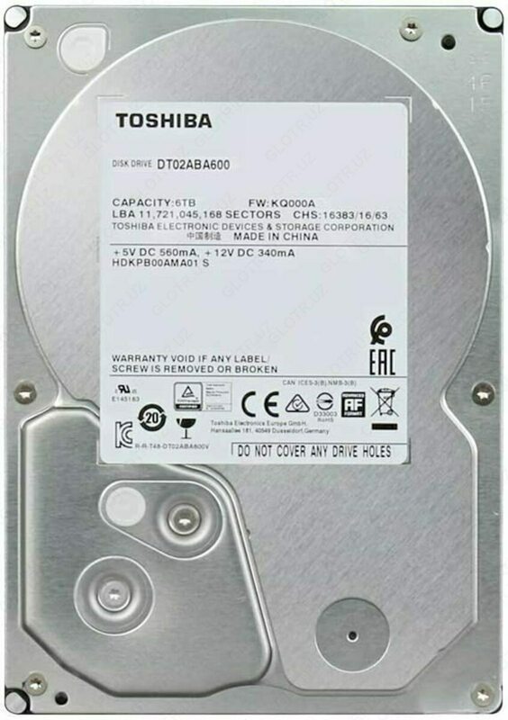 HDD 6TB Toshiba DT02ABA600 7200Rpm 128MB buffer Original oem