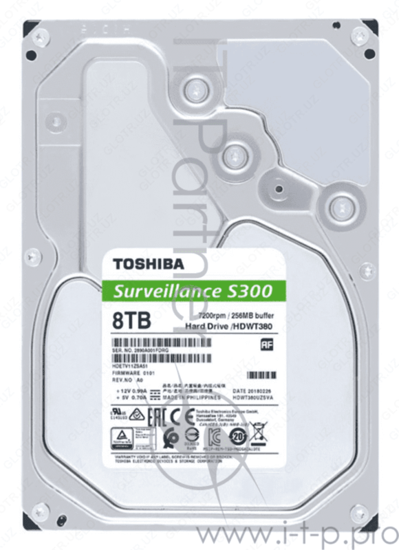 HDD 8TB Toshiba MD08ACA400 7200Rpm 128MB buffer Original oem - по запросу