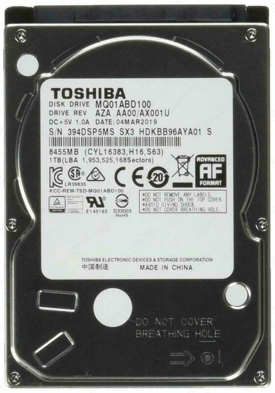 HDD Notebook 1TB Toshiba MQ04ABF100 Original