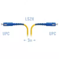 Патчкорд оптический SC/UPC SM 3 метра