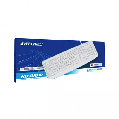 Клавиатура AVTECH 819 W USB