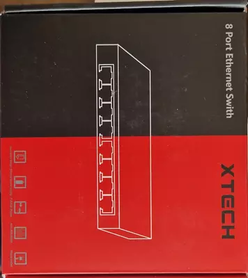 XTECH HUB 8 PORT SWITCH kaliti