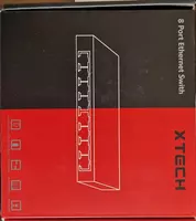 XTECH HUB 8 PORT SWITCH kaliti